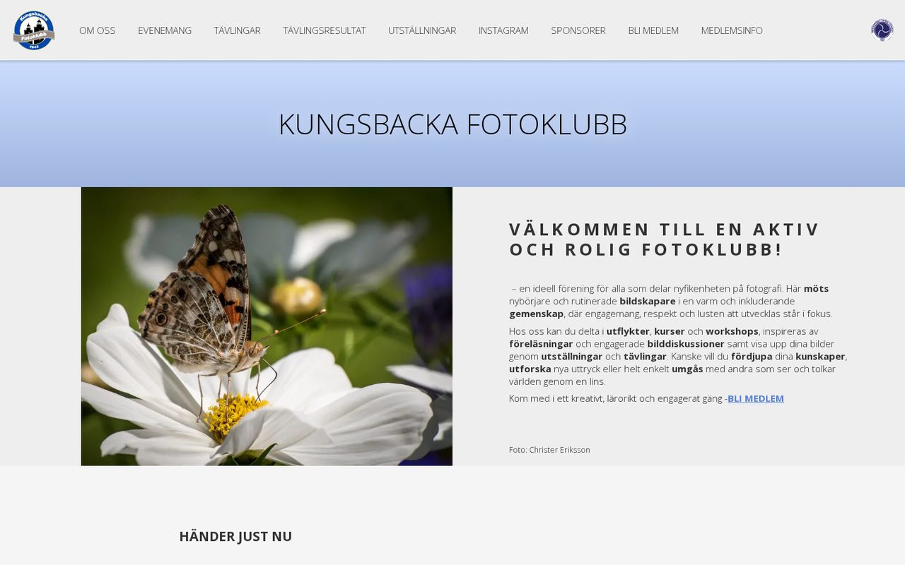 Kungsbacka Fotoklubb — Hemsida för fotoklubb