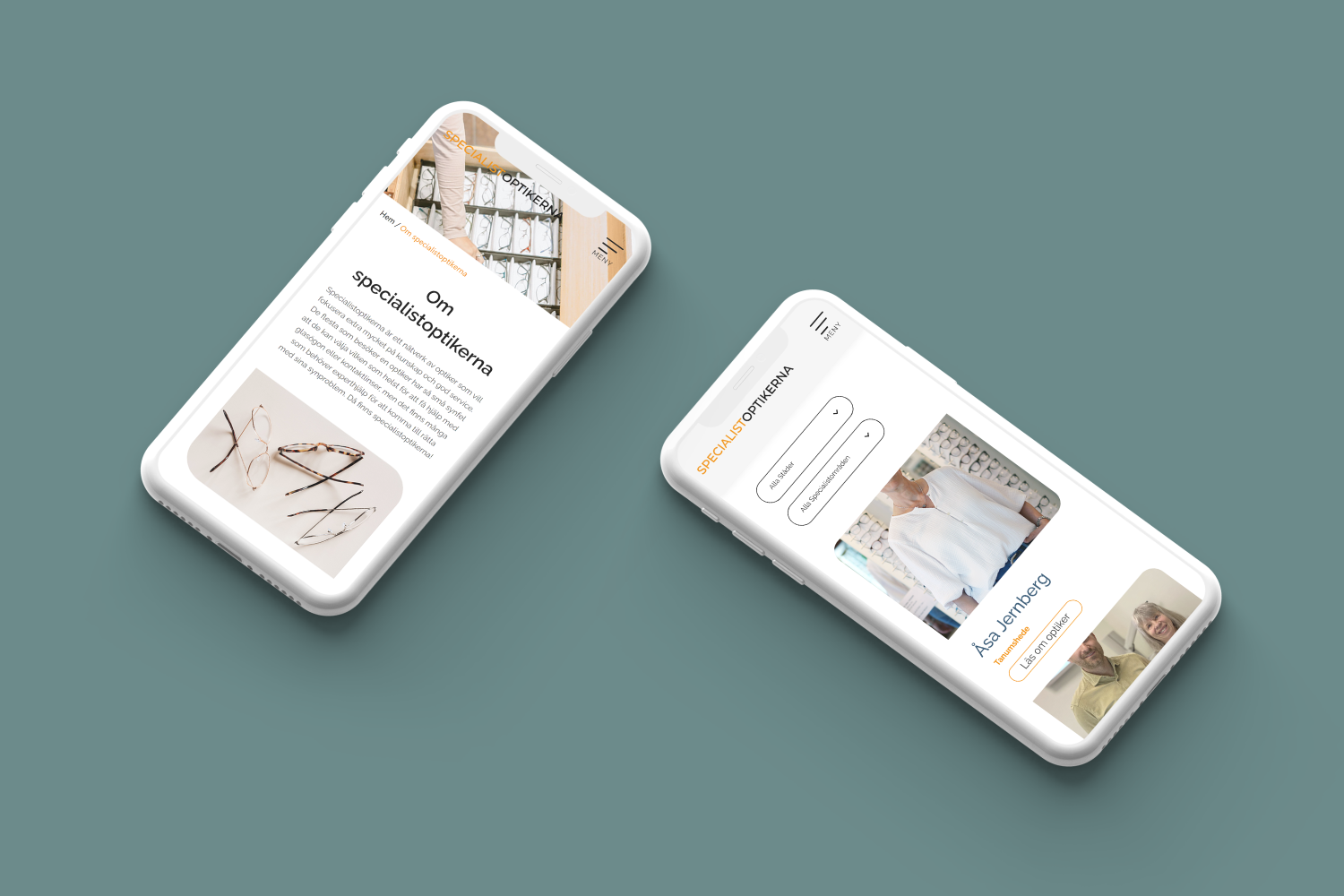 Specialistoptikerna — Hemsida & webbdesign